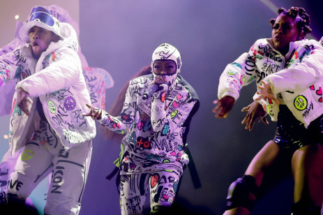 Missy Elliott se presenta en el escenario durante la 65ª entrega de los premios Grammy en Crypto.com Arena el 5 de febrero de 2023 en Los Ángeles, California.  Imagen: Frazer Harrison/Getty Images/AFP