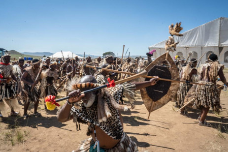 Conmemoración de la batalla de Isandlwana en Nquthu, norte de KZN, el 21 de enero de 2023. Imagen: Eyewitness News/Jacques Nelles