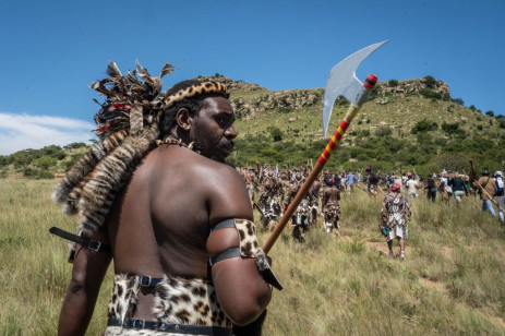 Conmemoración de la batalla de Isandlwana en Nquthu, norte de KZN, el 21 de enero de 2023. Imagen: Eyewitness News/Jacques Nelles