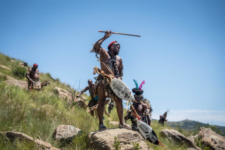 Conmemoración de la batalla de Isandlwana en Nquthu, norte de KZN, el 21 de enero de 2023. Imagen: Eyewitness News/Jacques Nelles