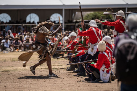 Conmemoración de la batalla de Isandlwana en Nquthu, norte de KZN, el 21 de enero de 2023. Imagen: Eyewitness News/Jacques Nelles