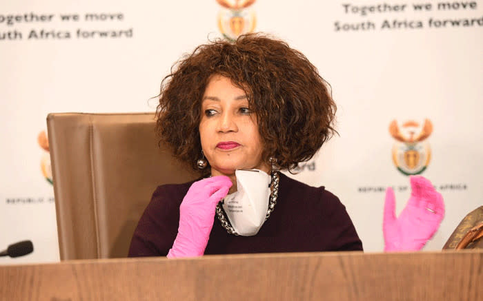FILE: Lindiwe Sisulu. Picture: @The_DHS/Twitter.