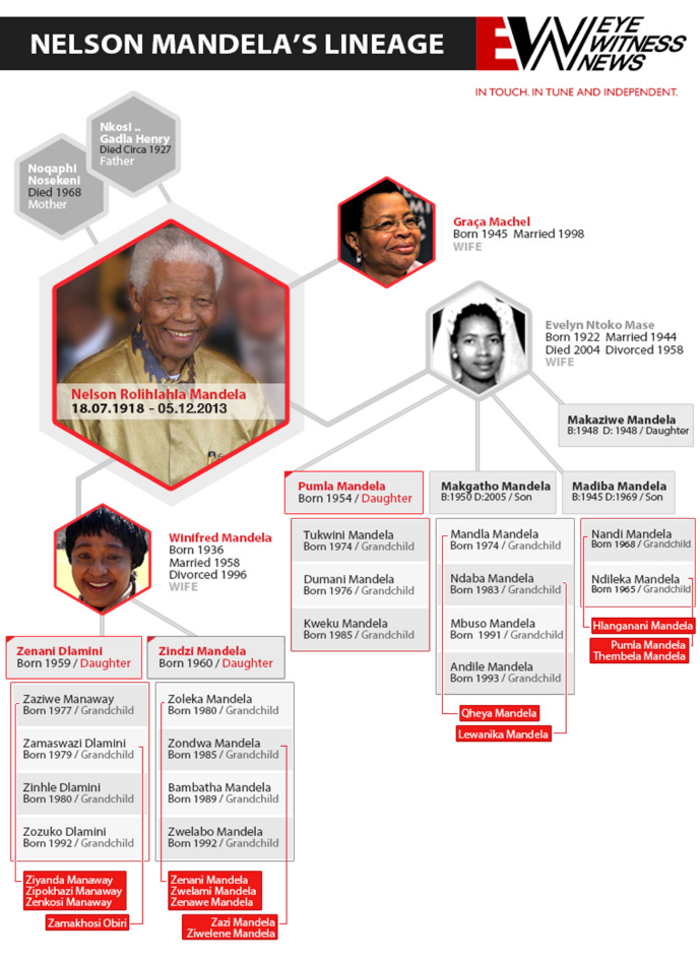 Download Nelson Mandela's Family Tree