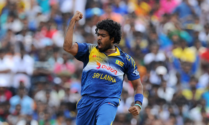 FILE: Sri Lankan cricketer Lasith Malinga celebrates after he dismissed Pakistan batsman Mohammad Hafeez during the third and final One Day International (ODI) between Sri Lanka and Pakistan, 30 August, 2014. Picture: AFP.