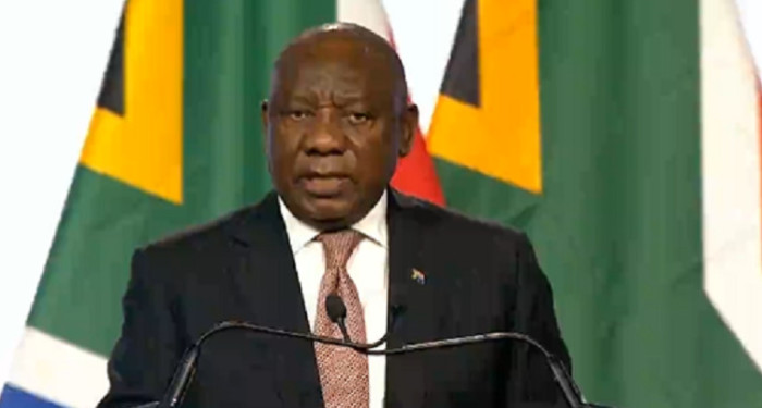 President Cyril Ramaphosa opens the 4th South Africa Investment Conference on Thursday 24 March 2022. Image: @CyrilRamaphosa/Twitter