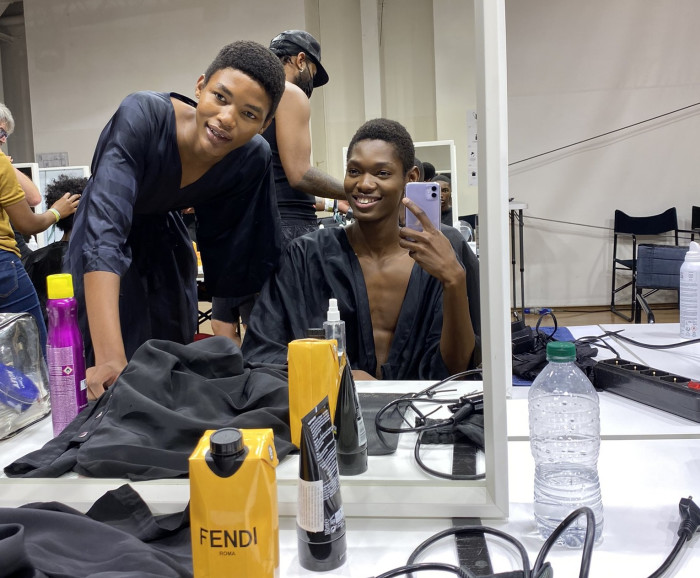 Excerpt: Limpopo brothers Denetric and Lebo Malope at Milan Fashion Week @DenetricMalope