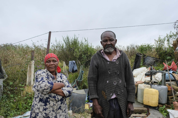 Florence and Humphrey Mcunu have lived in Kliptown for more than 50 years and say they have experienced more floods than they care to remember.