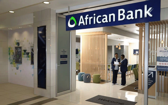 An African bank branch. Picture: African bank Facebook page.