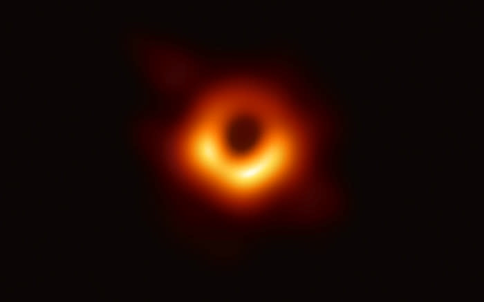 Scientists have obtained the first image of a black hole using Event Horizon Telescope observations of the centre of the galaxy M87. Picture: eventhorizontelescope.org