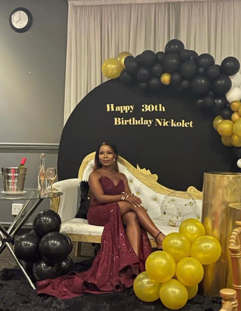 Twice The Love shown for Nickolet when she gets Thando's glamorous dress