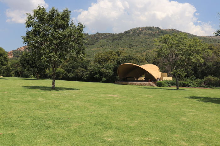 A relaxing area at the Walter Sisulu botanical gardens 