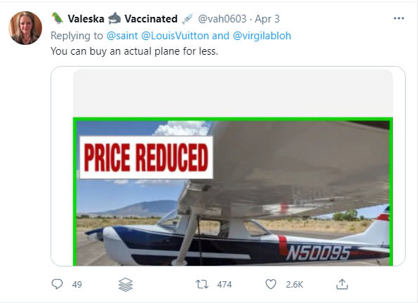 Louis Vuitton Airplane Bag Twitter