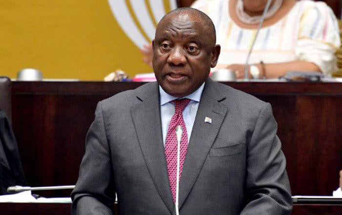 President Cyril Ramaphosa answers questions in the National Assembly at Parliament in Cape Town on November 3, 2022. Image: @PresidencyZA/Twitter