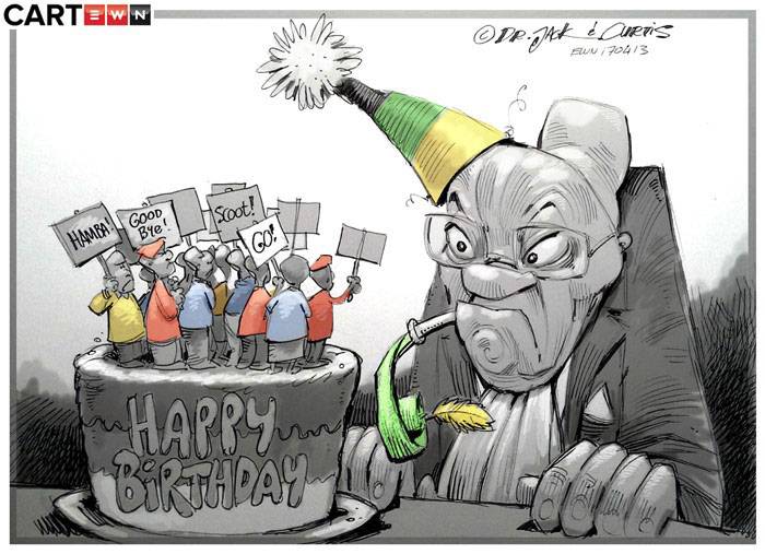 Cartoon] The party poopers