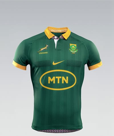 Springboks unveil new jersey design, which includes a BLUE & WHITE away kit