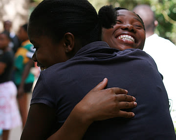 FILE: Matric students celebrate after collecting their results in Johannesburg. Picture: EWN