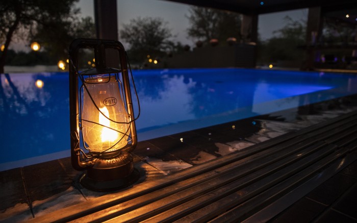 A night swim at one of Limpopo's lodges.