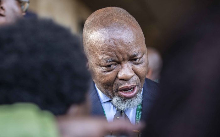 ANC chairperson Gwede Mantashe at Loftus stadium ahead of Cyril Ramaphosa's presidential inauguration. Picture: Abigail Javier/EWN