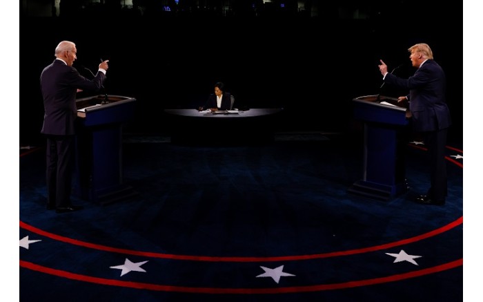 The final presidential debate between US President Donald Trump and Democratic presidential nominee Joe Biden on 22 October in Nashville.