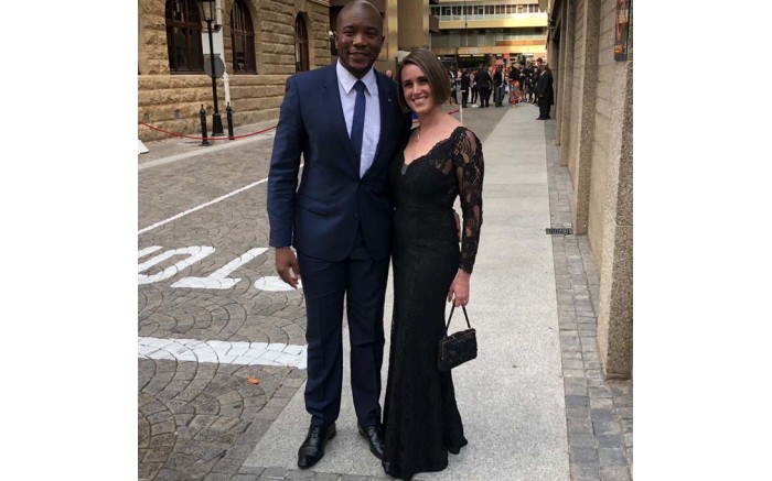 DA leader Mmusi Maimane and his wife Natalie. 