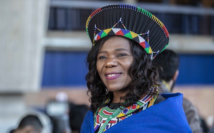 Former Public Protector Thuli Madonsela at Loftus stadium ahead of Cyril Ramaphosa's presidential inauguration. Picture: Abigail Javier/EWN