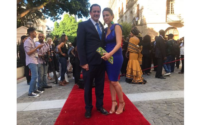 DA Chief Whip John Steenhuisen and his wife Terry.