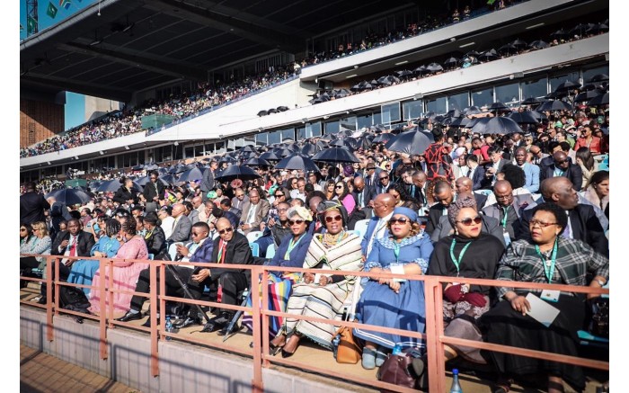 Special guests and diginitaries at Loftus Versfeld Stadium ahead of the inauguration of Cyril Ramaphosa. Picture: Abigail Javier/EWN.