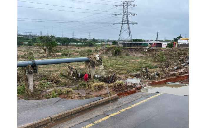 Residents from the Umlazi and Lamontville townships were seen scavenging through debris that used to be their home.