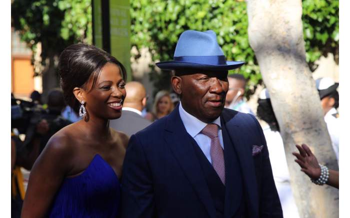 Deputy minister Bheki Cele with his wife Thembeka. Picture: Aletta Harrison/EWN