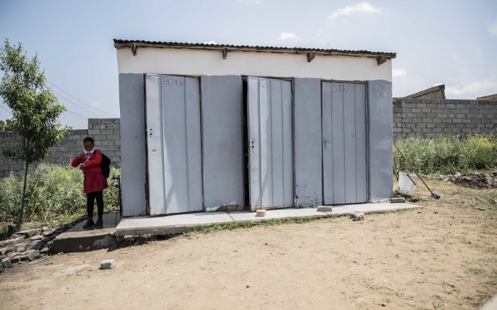 True Grace Christian combined school has only three toilets: two for the pupils, one for the staff.