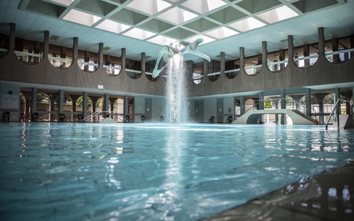 Indoor swimming pool in the Hydro spa at Warmbaths.