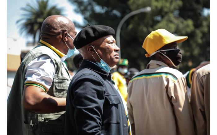 The ANC's Tony Yengeni (in black).