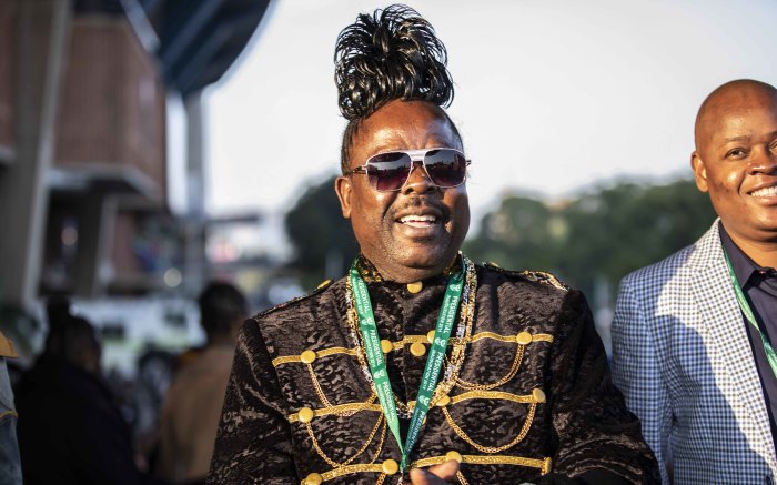 Musician Penny Penny at Loftus stadium ahead of Cyril Ramaphosa's presidential inauguration. Picture: Abigail Javier/EWN