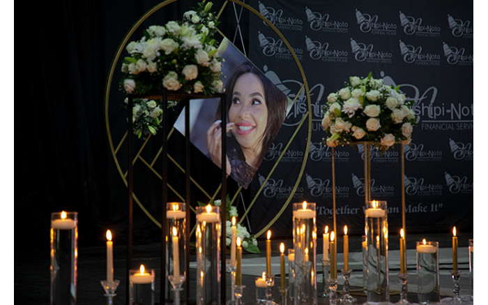 A memorial service for Nomasonto 'Mshoza' is held on 25 November 2020. Picture: Xanderleigh Dookey/EWN