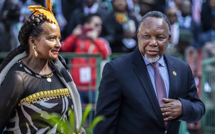 Former president Kgalema Motlanthe at Loftus stadium ahead of Cyril Ramaphosa's presidential inauguration. Picture: Abigail Javier/EWN