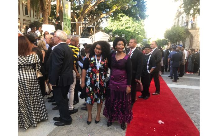 International Relations and Co-operation Minister Maite Nkoane-Mashabane and her daughter.