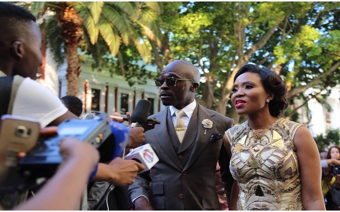 Home Affairs minister Malusi Gigaba looking dapper in earth tones. Picture: Aletta Harrison/EWN