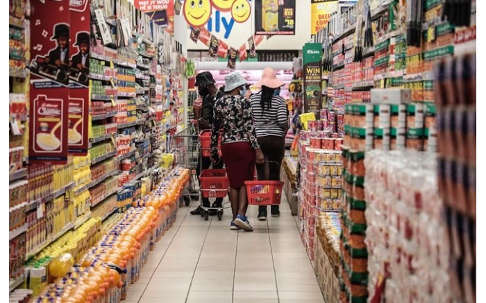 Customers shopping at Shoprite Diepsloot on Black Friday. 